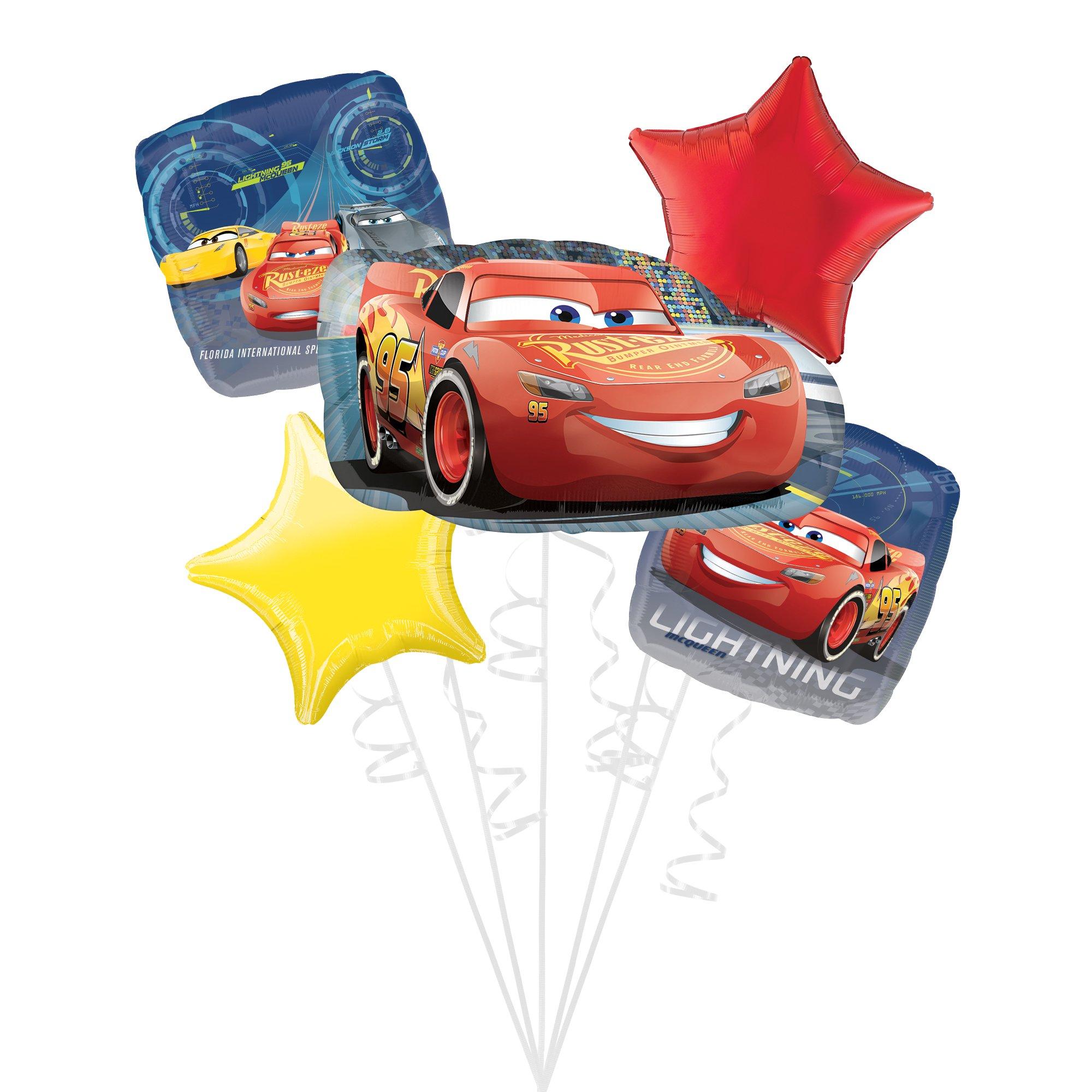 Cars 3 Foil Balloon Bouquet